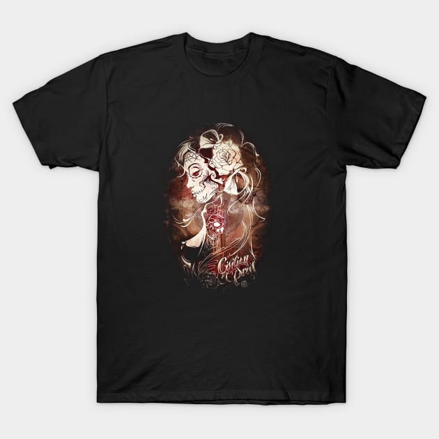 Vamp Lady Goth T-Shirt by WikiDikoShop